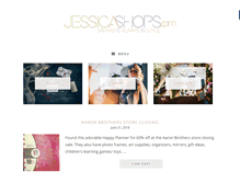 Tablet Screenshot of jessicashops.com